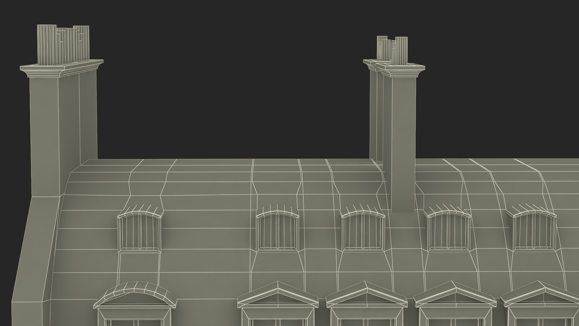 3D Traditional Building Paris
