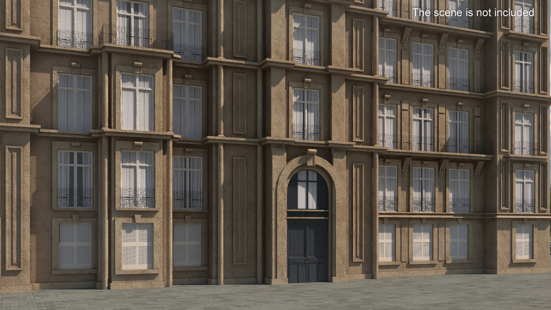 3D Traditional Building Paris