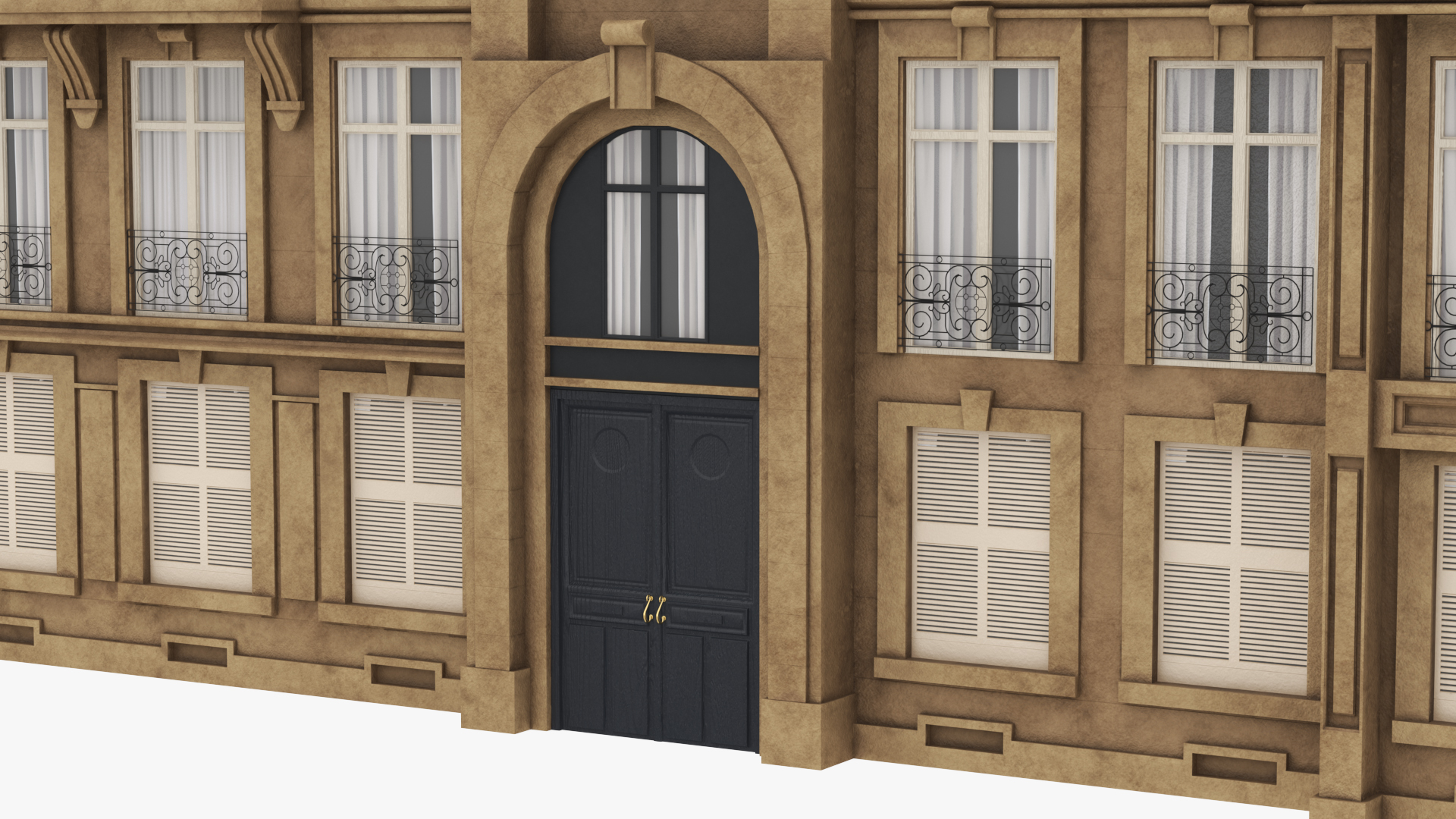3D Traditional Building Paris