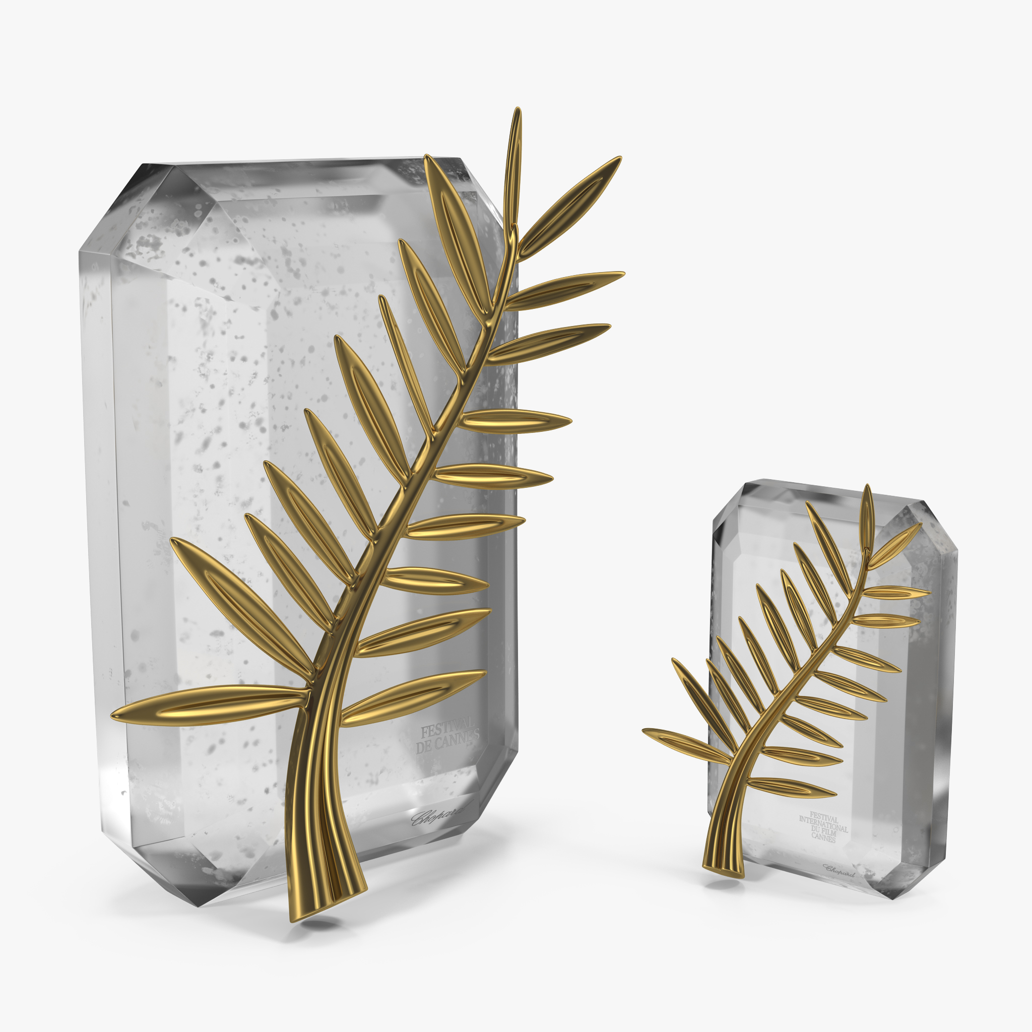 Palme dOr Prize 3D Models Set