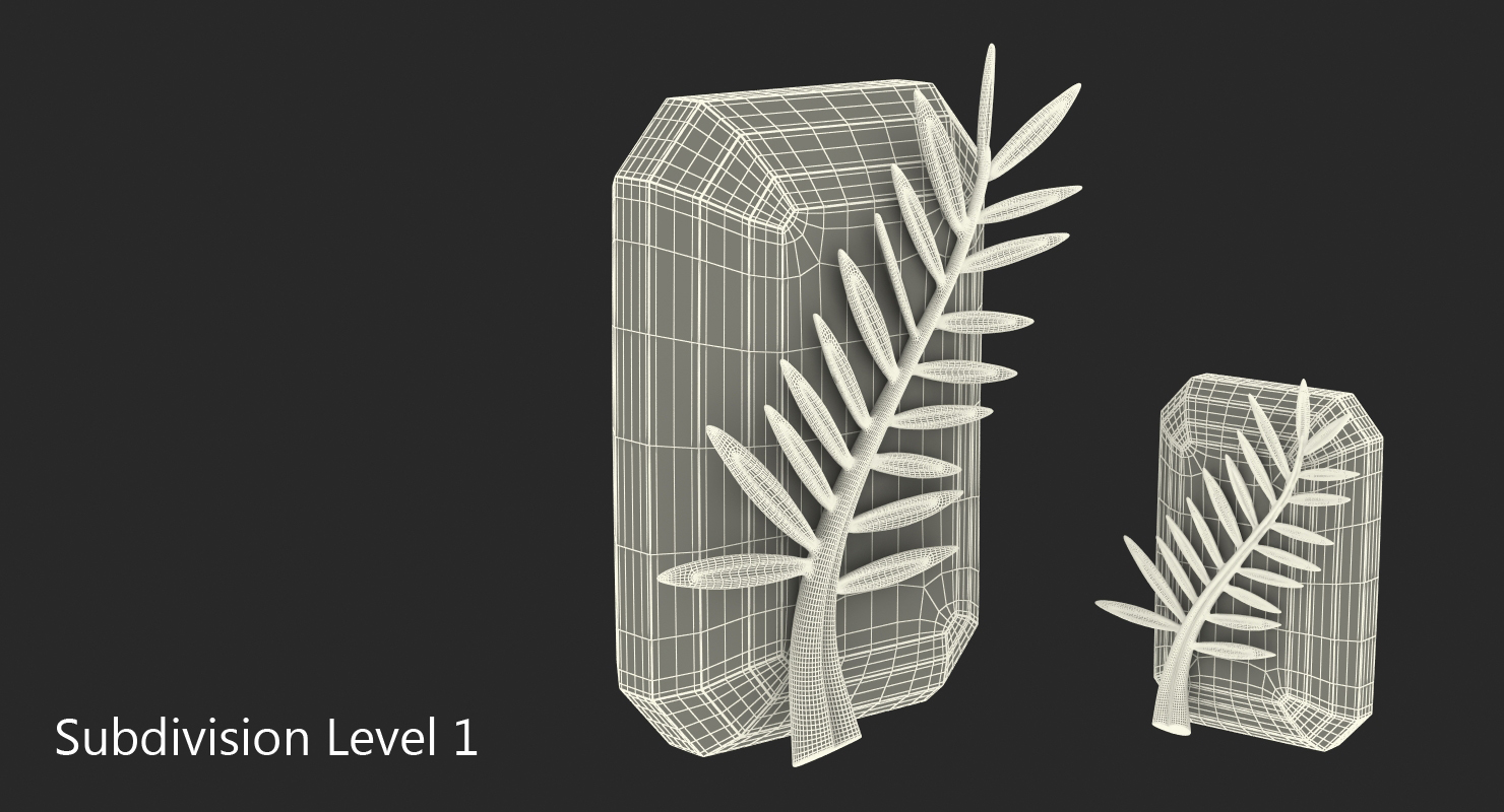 Palme dOr Prize Set 3D model