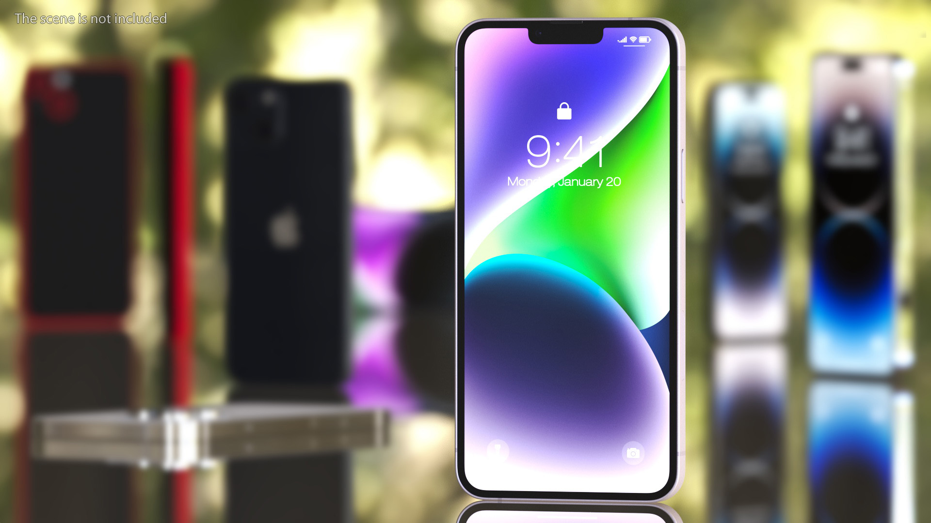 Apple iPhone 14 Plus Purple 3D