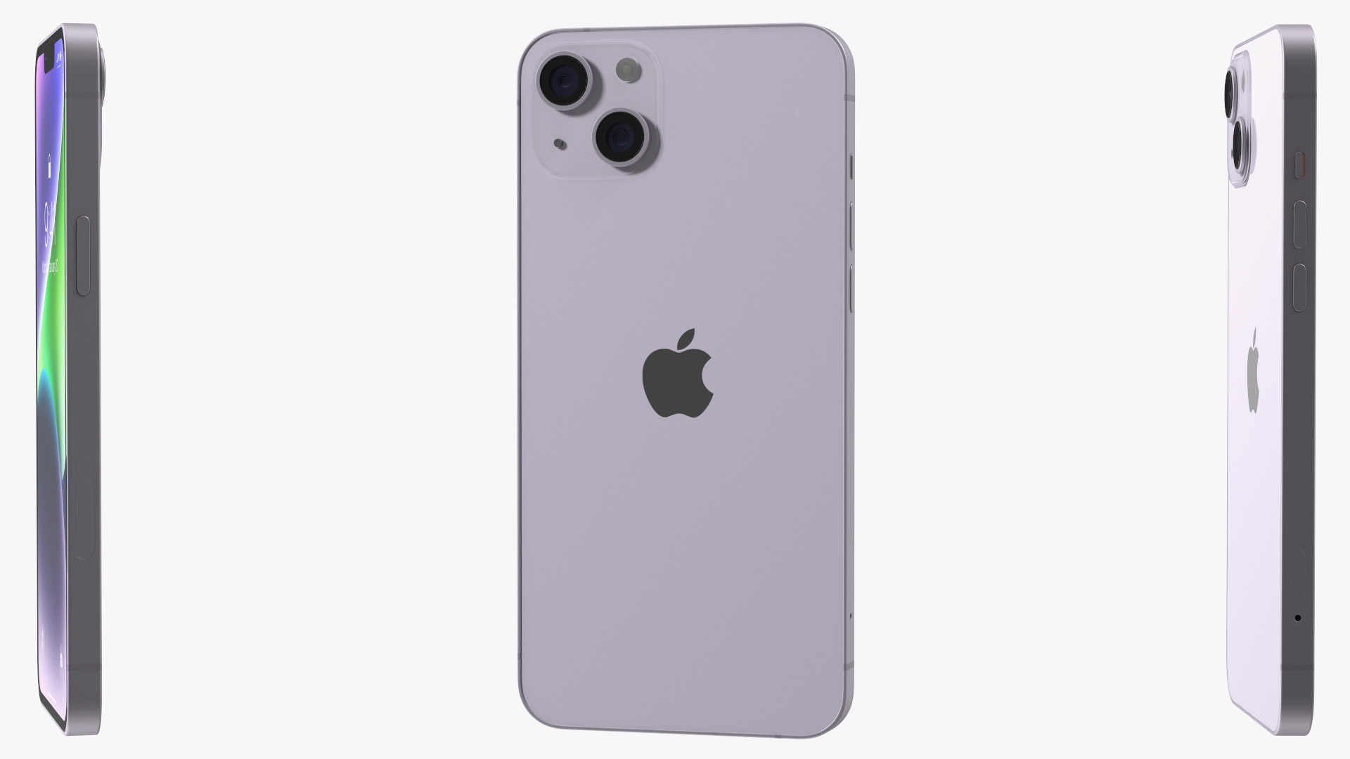 Apple iPhone 14 Plus Purple 3D