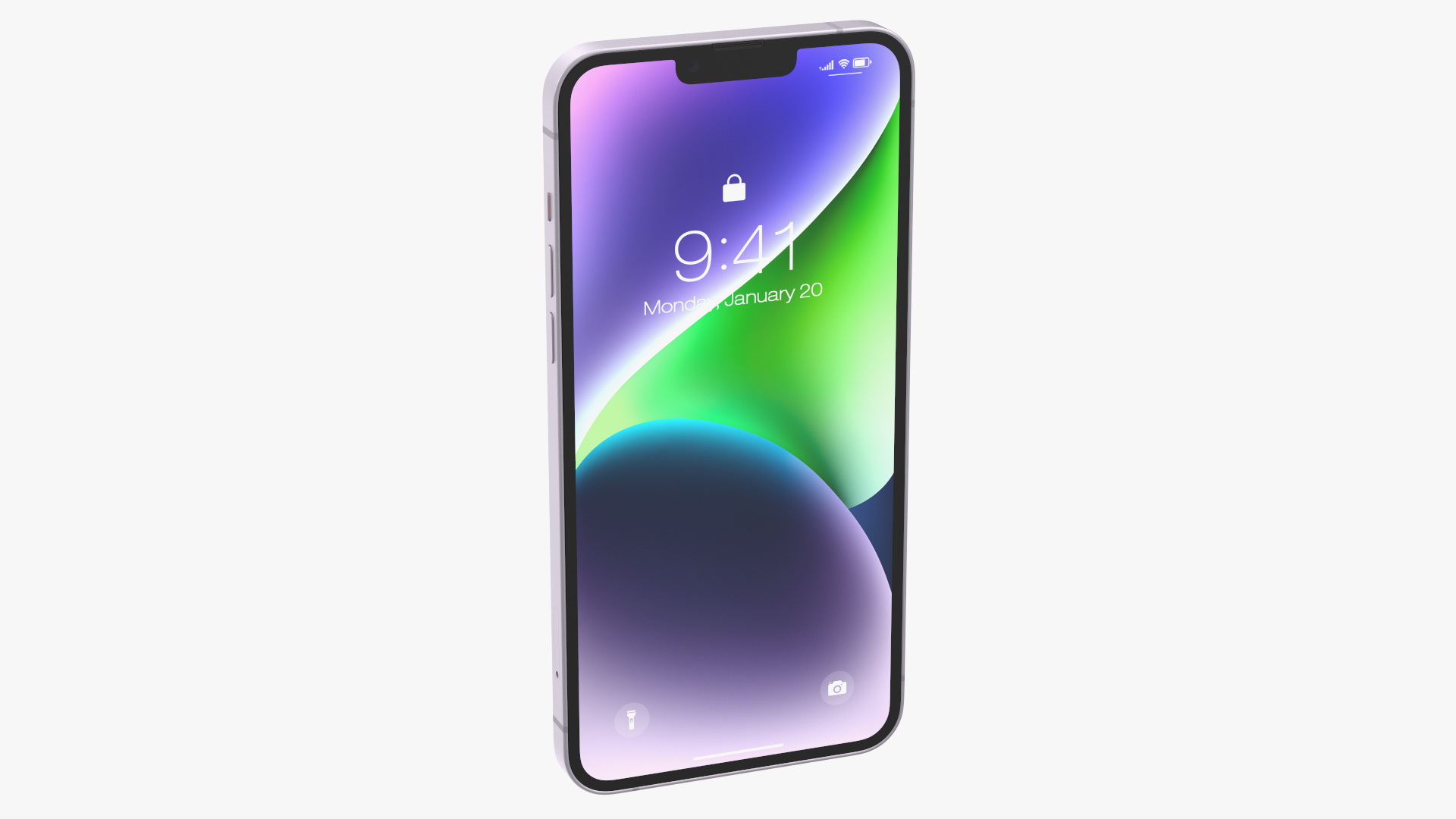 Apple iPhone 14 Plus Purple 3D