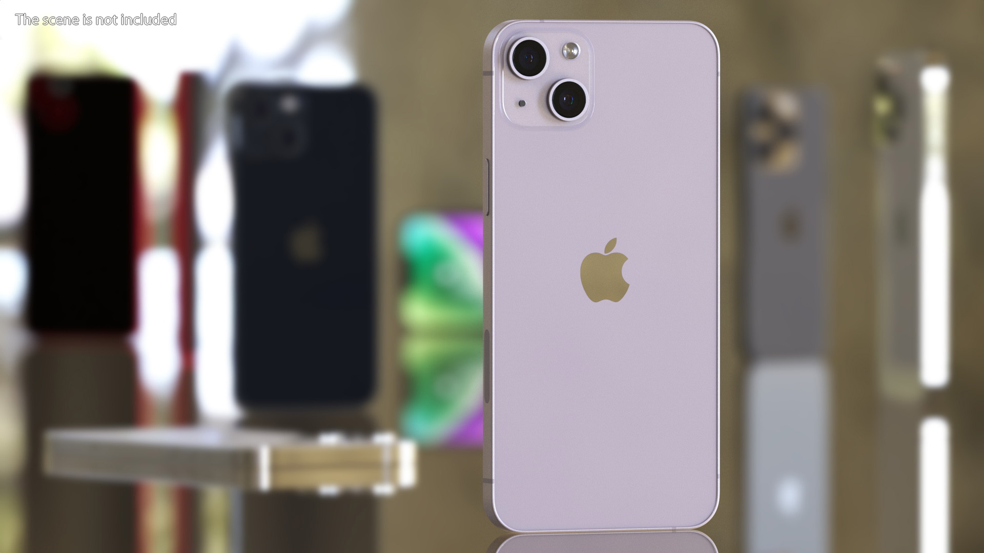 Apple iPhone 14 Plus Purple 3D