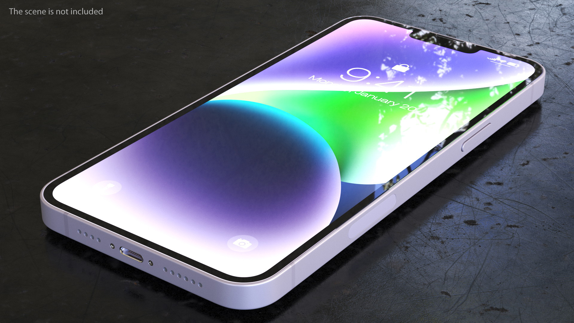 Apple iPhone 14 Plus Purple 3D
