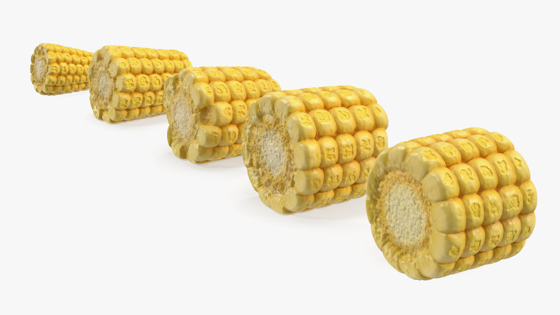 3D Sliced Baby Corn
