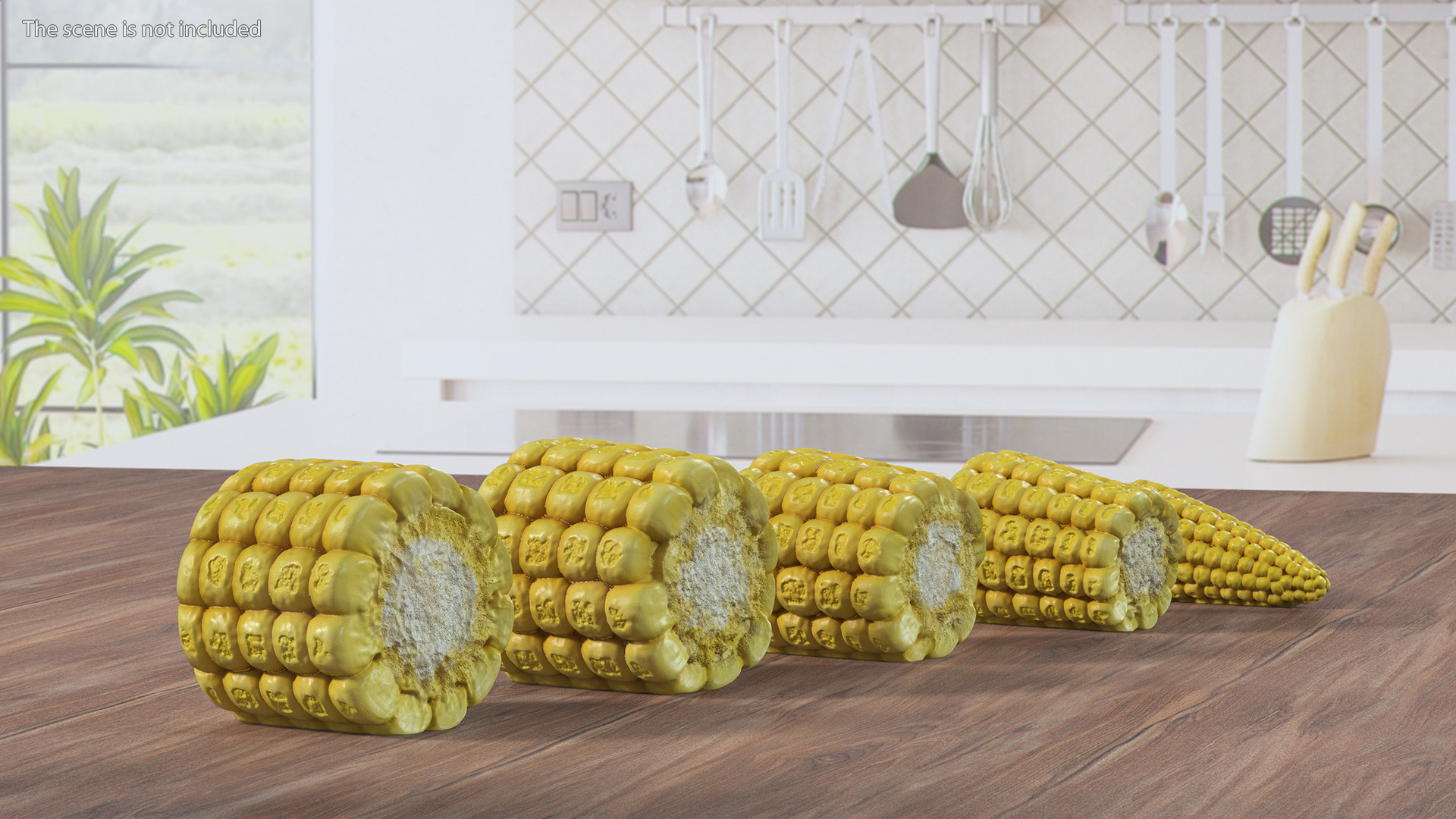 3D Sliced Baby Corn