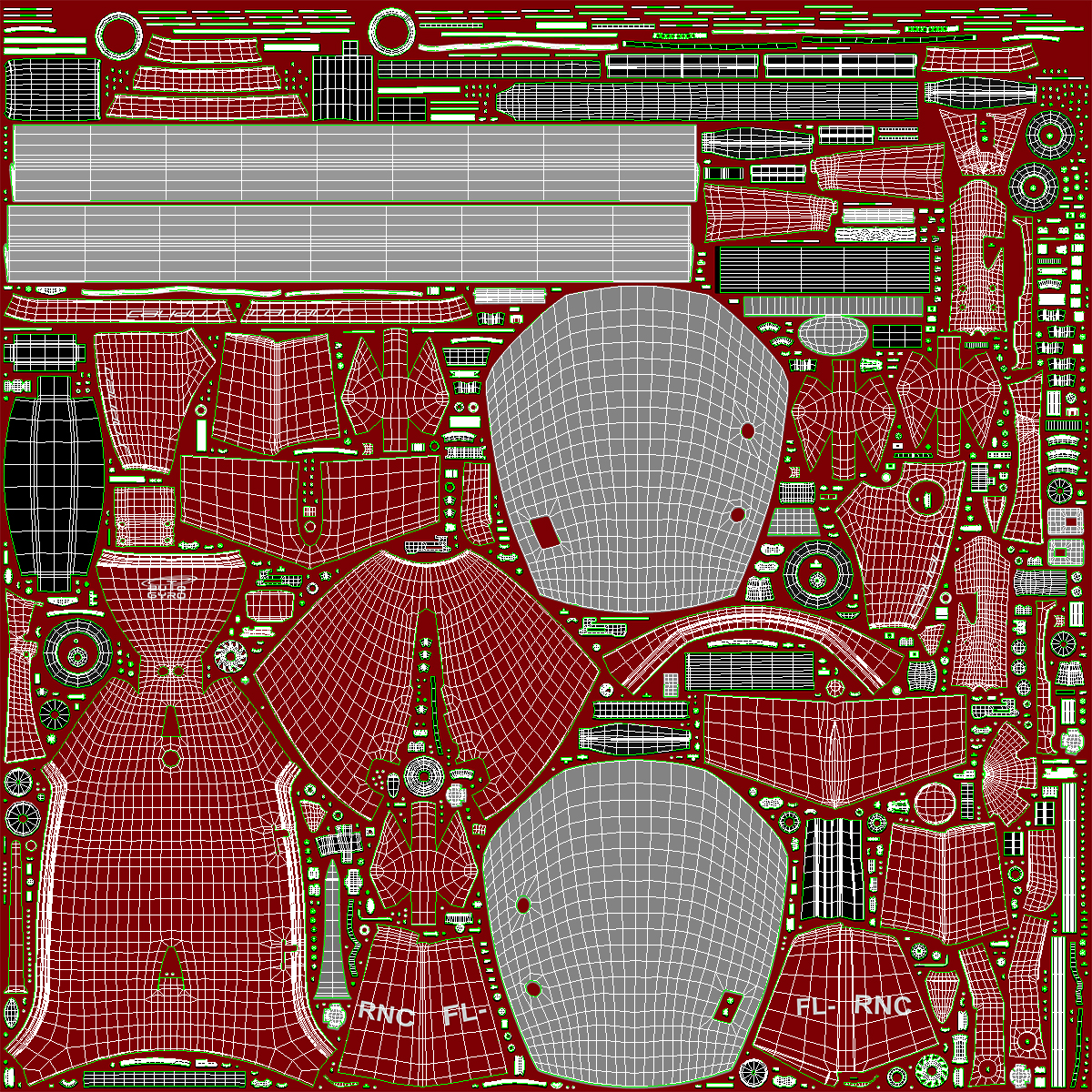 3D model Calidus 912 Autogyro Red Simple Interior