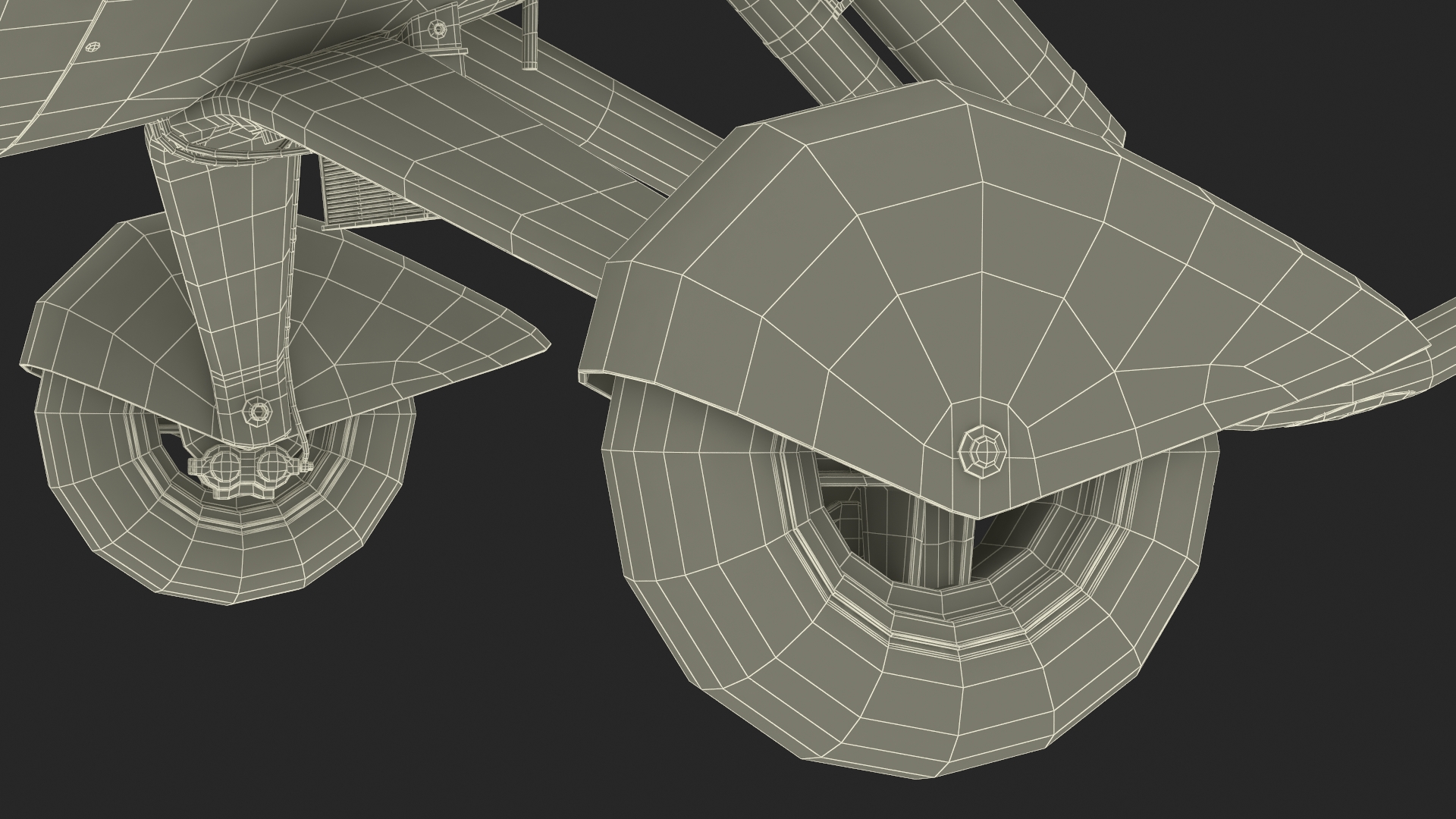 3D model Calidus 912 Autogyro Red Simple Interior