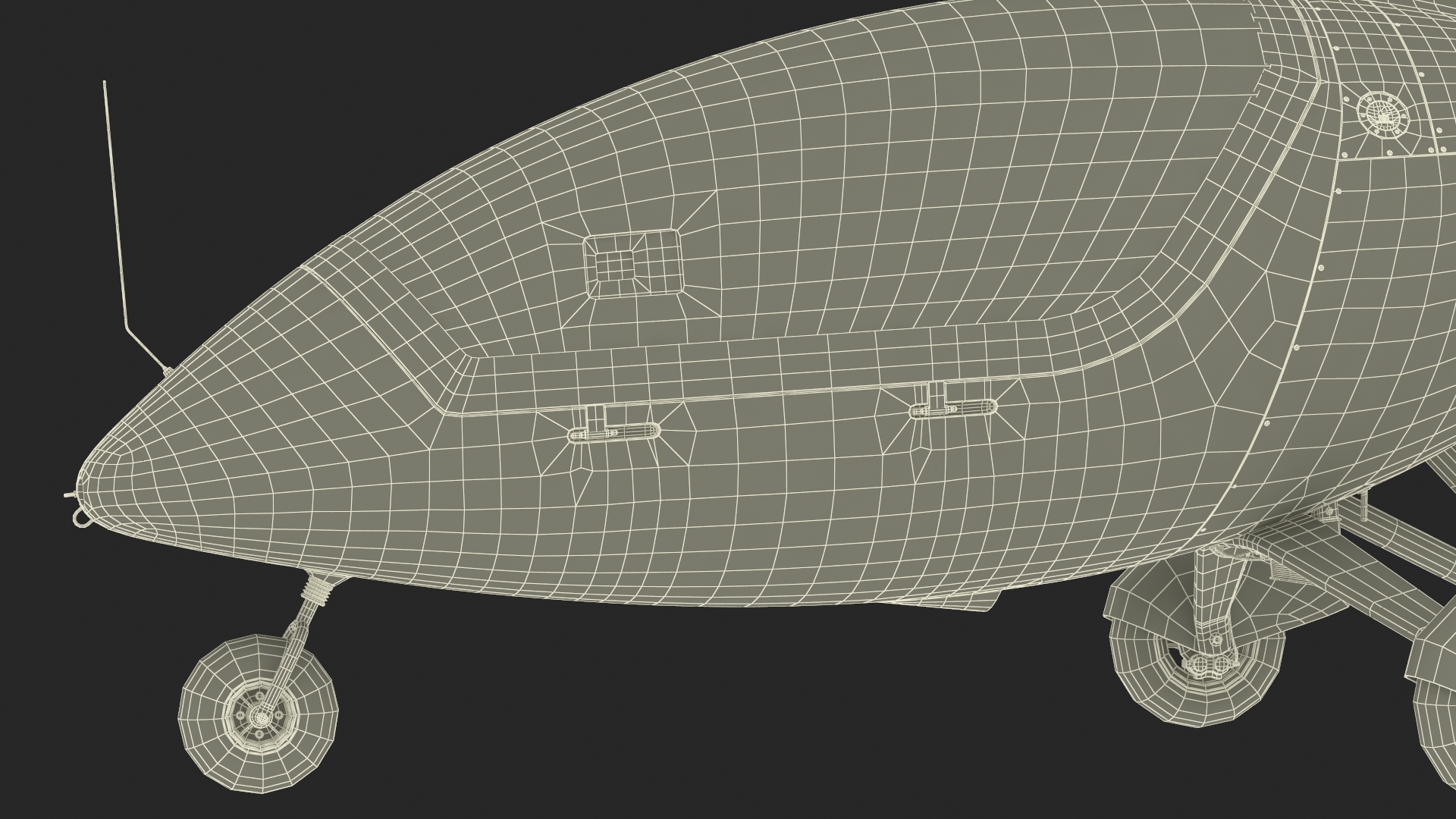 3D model Calidus 912 Autogyro Red Simple Interior
