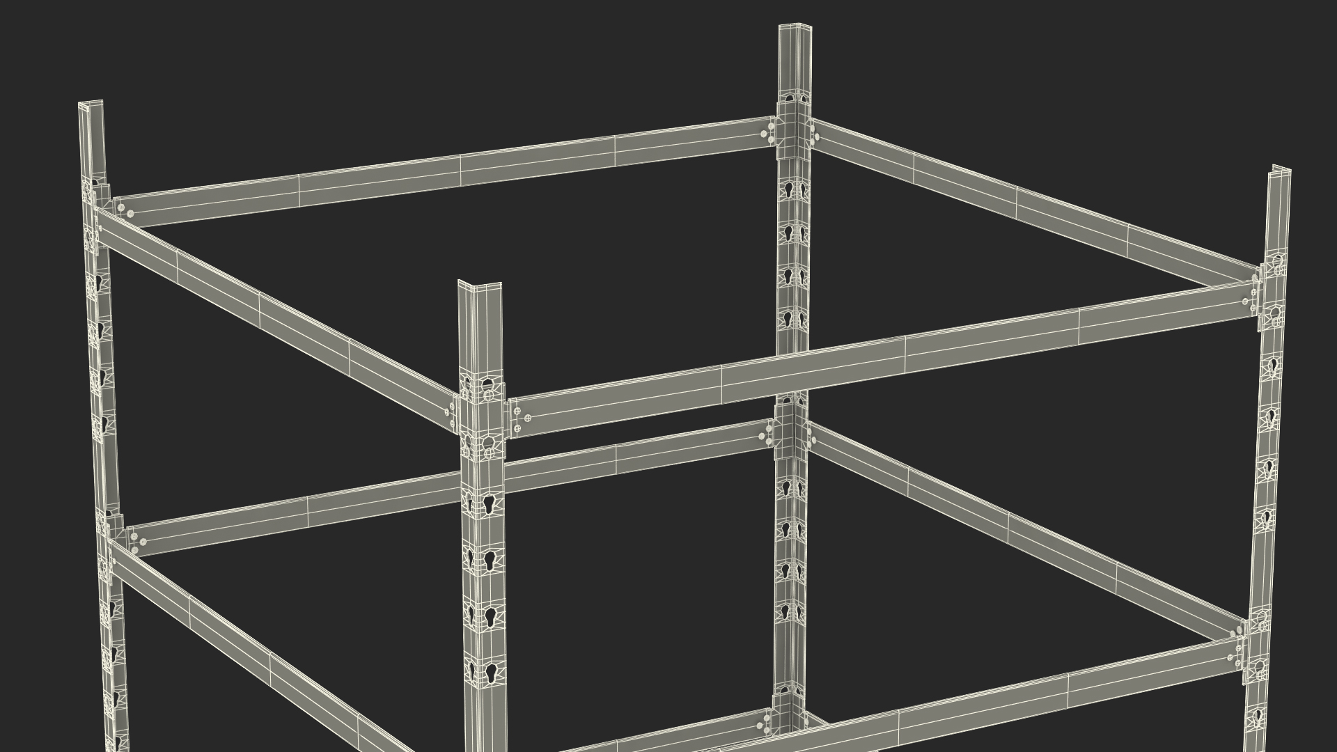 Warehouse Rack 3D model