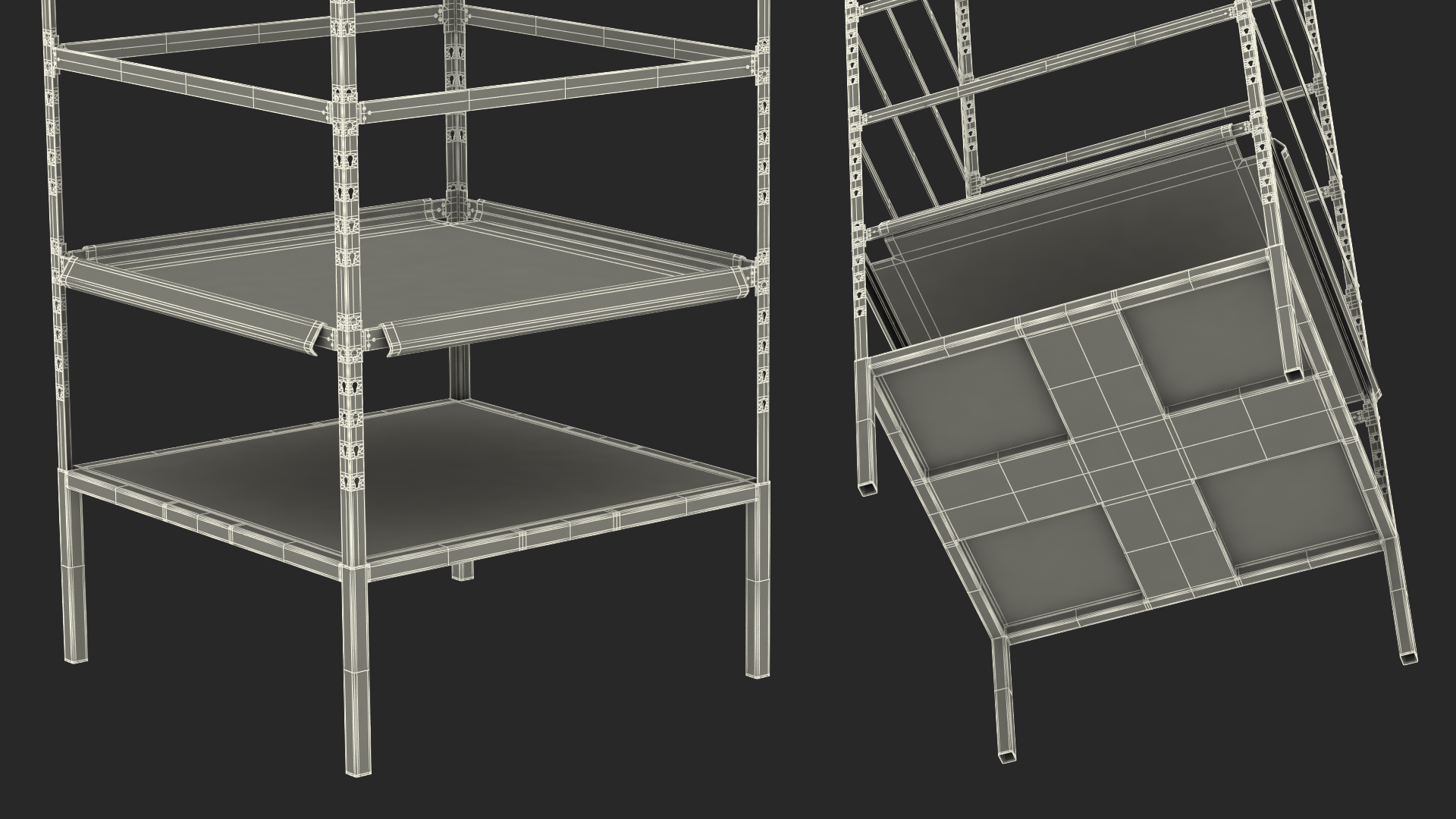 Warehouse Rack 3D model