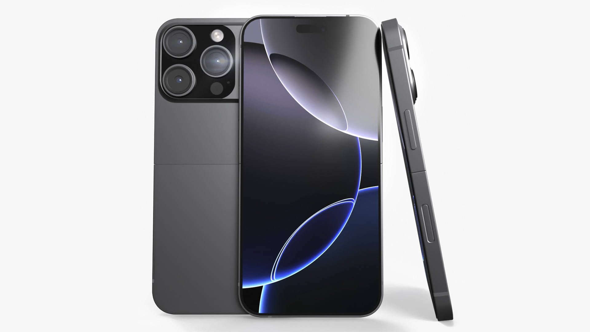 3D Foldable iPhone Space Gray