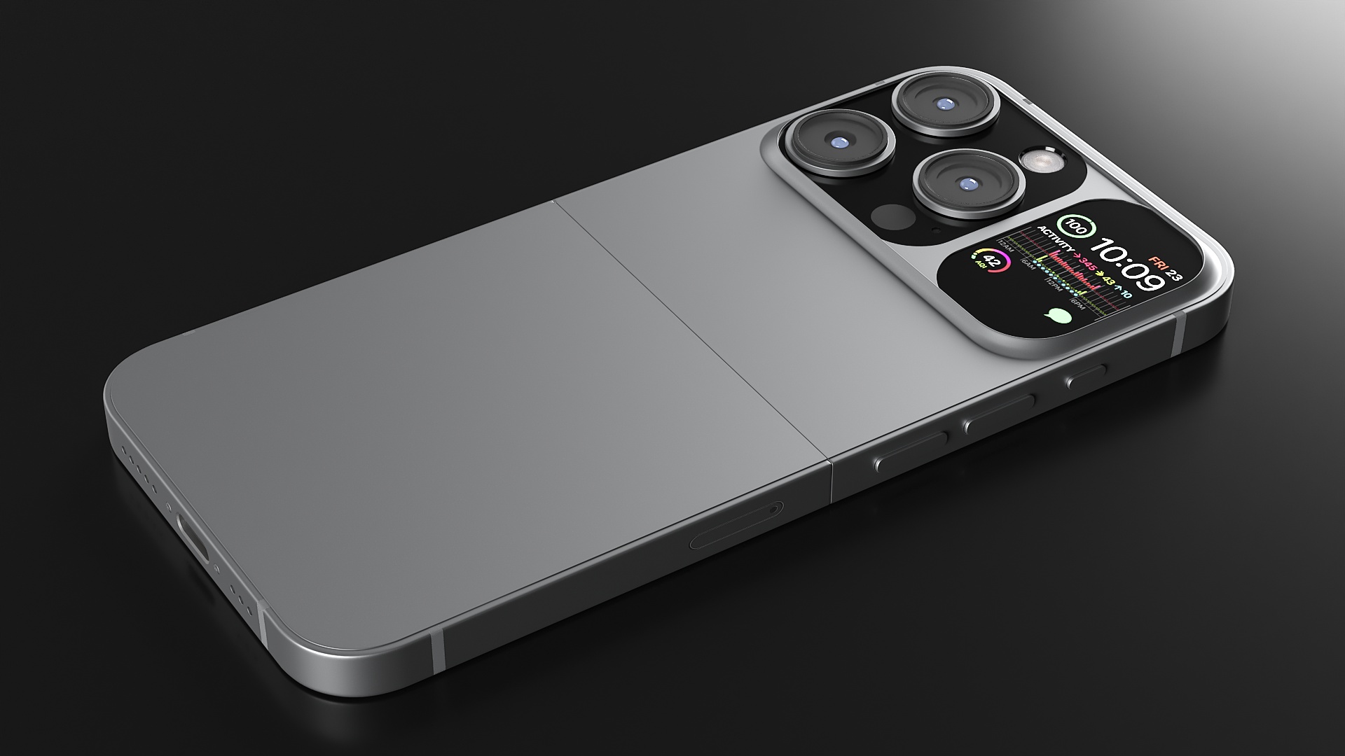 3D Foldable iPhone Space Gray