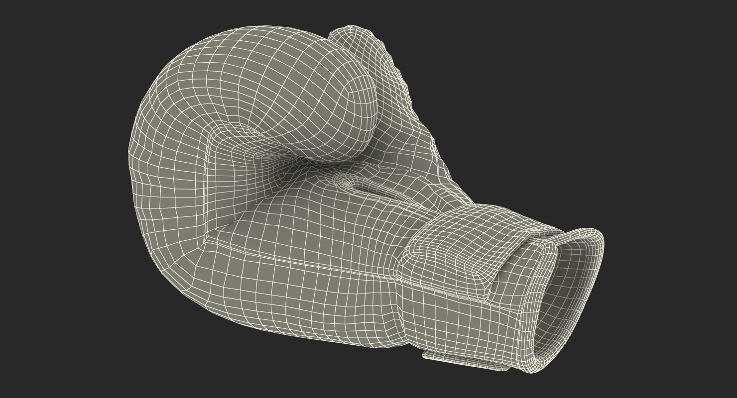 Boxing Gloves Fighting Pose 3D