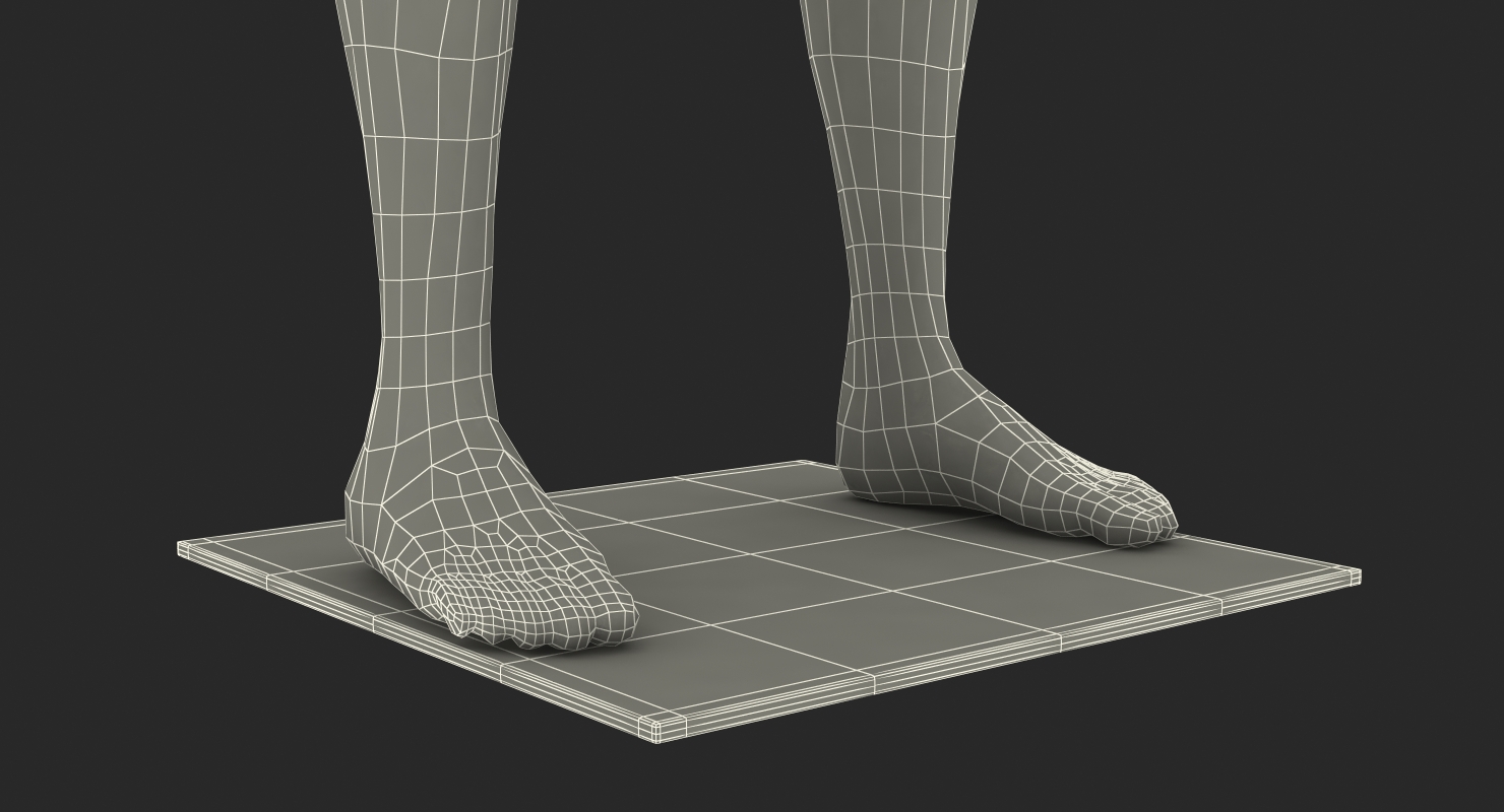 3D Male Mannequin Rigged