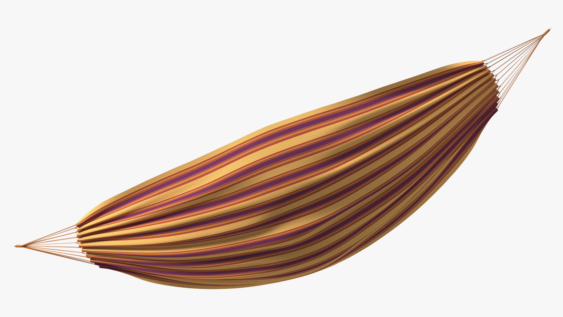 Striped Fabric Hammock 3D