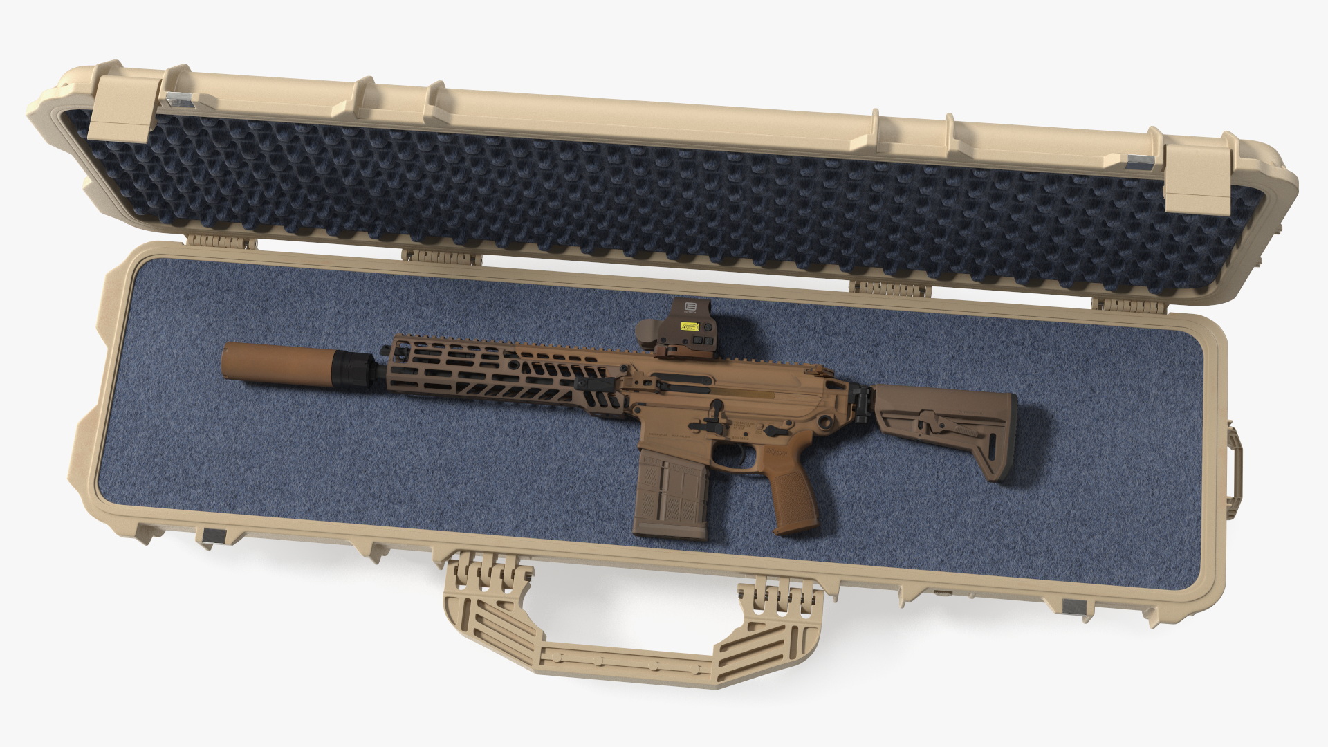 SIG XM7 Assault Rifle in Case 3D model