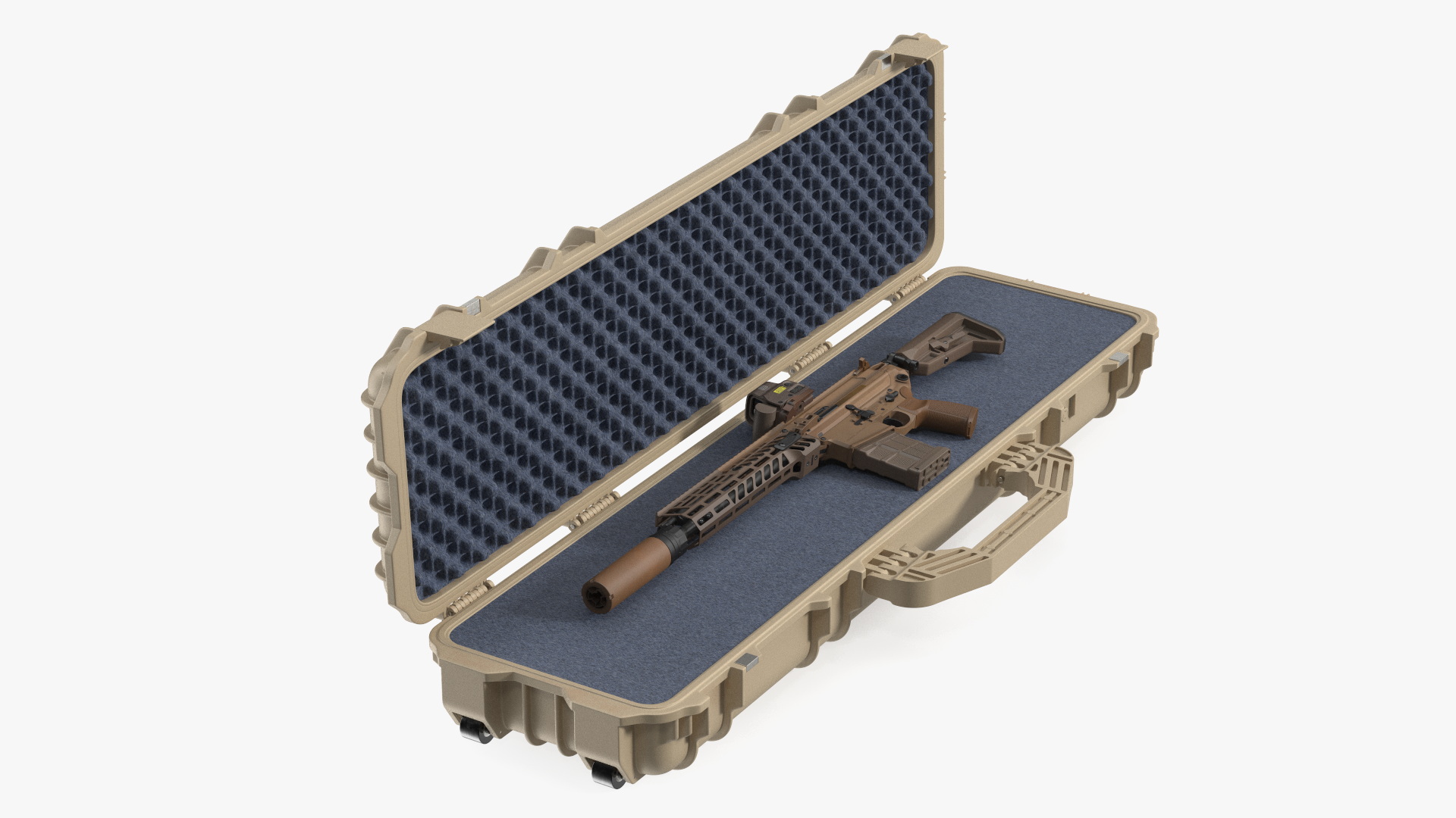 SIG XM7 Assault Rifle in Case 3D model
