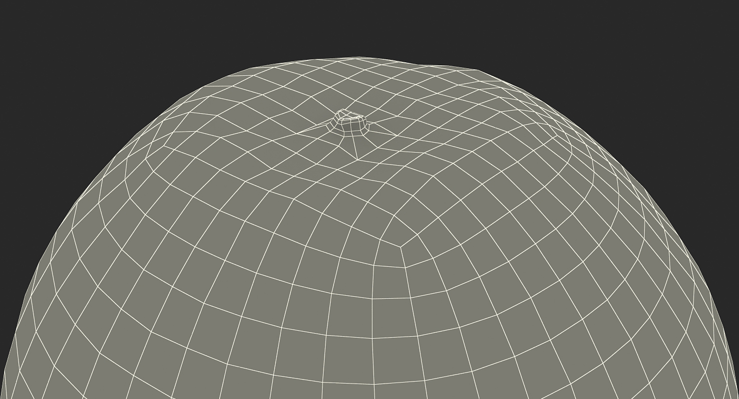 3D Whole Grapefruit