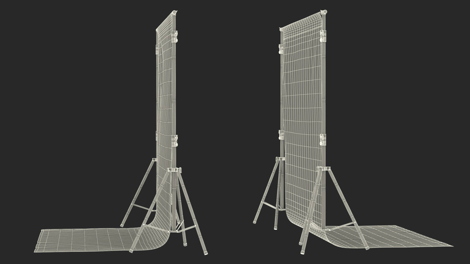 Adjustable Photography Background Support System Stand 3D model