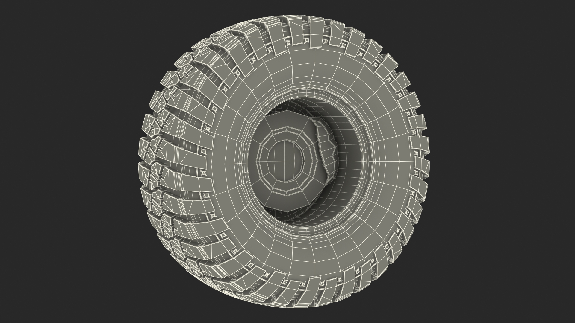 Off Road Racing Wheel Dirty 3D