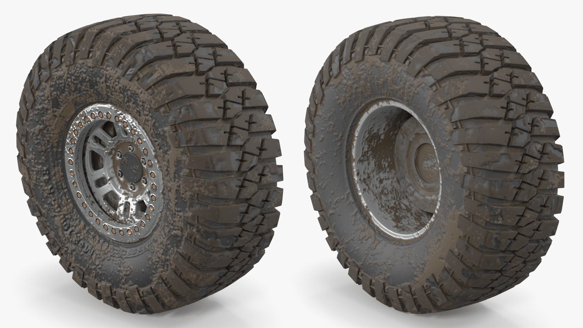 Off Road Racing Wheel Dirty 3D