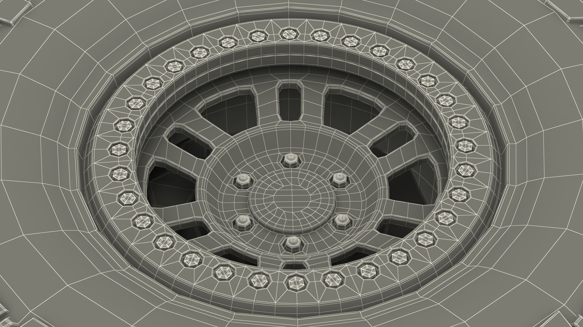 Off Road Racing Wheel Dirty 3D