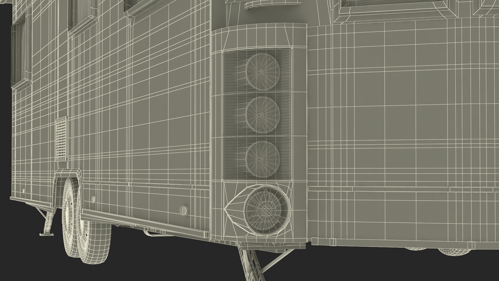 LANDHAUS Hobby Caravan Rigged 3D model