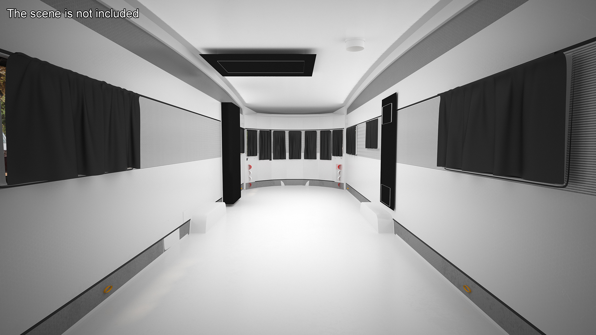 LANDHAUS Hobby Caravan Rigged 3D model