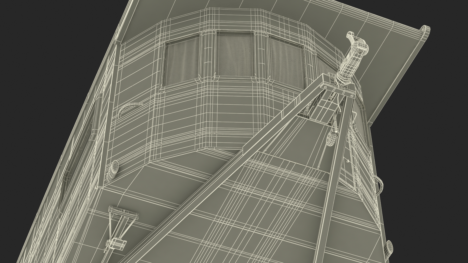 LANDHAUS Hobby Caravan Rigged 3D model
