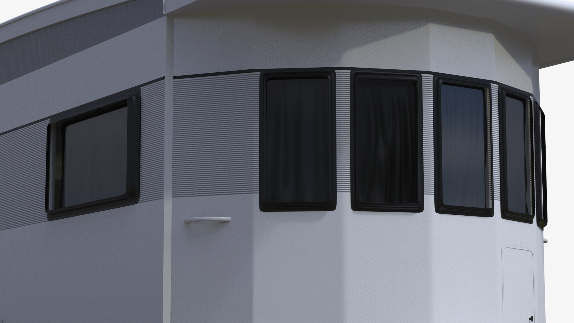 LANDHAUS Hobby Caravan Rigged 3D model