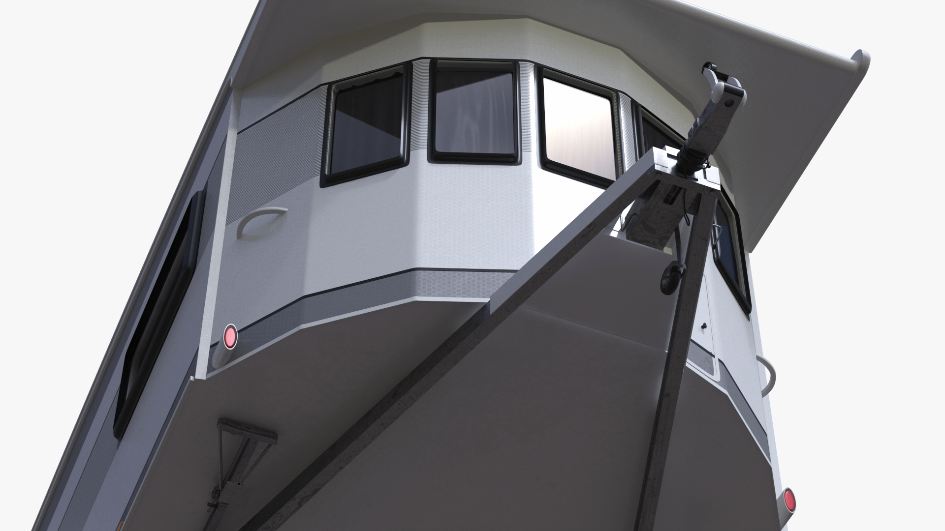 LANDHAUS Hobby Caravan Rigged 3D model