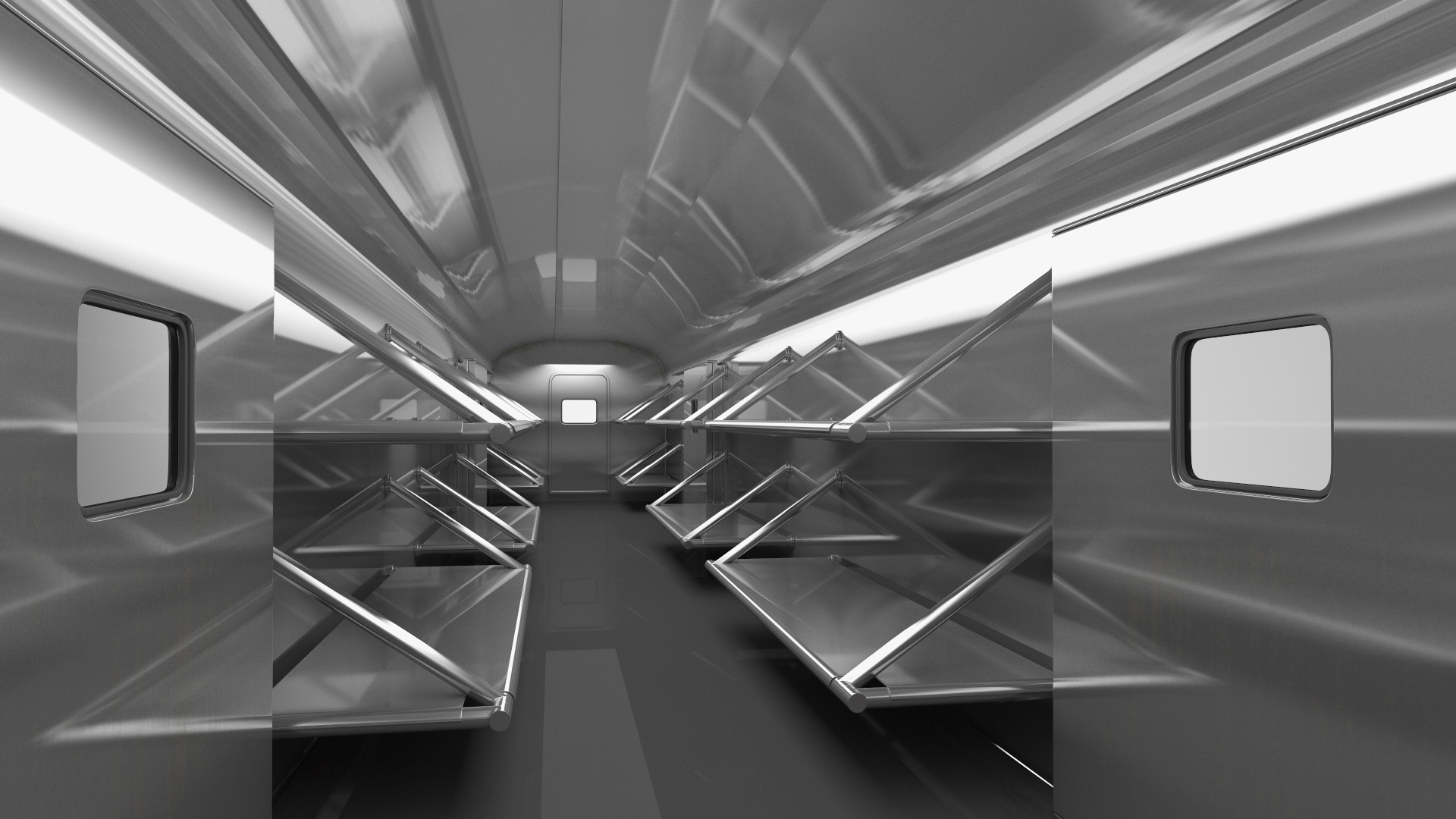 3D model Heritage Baggage Car