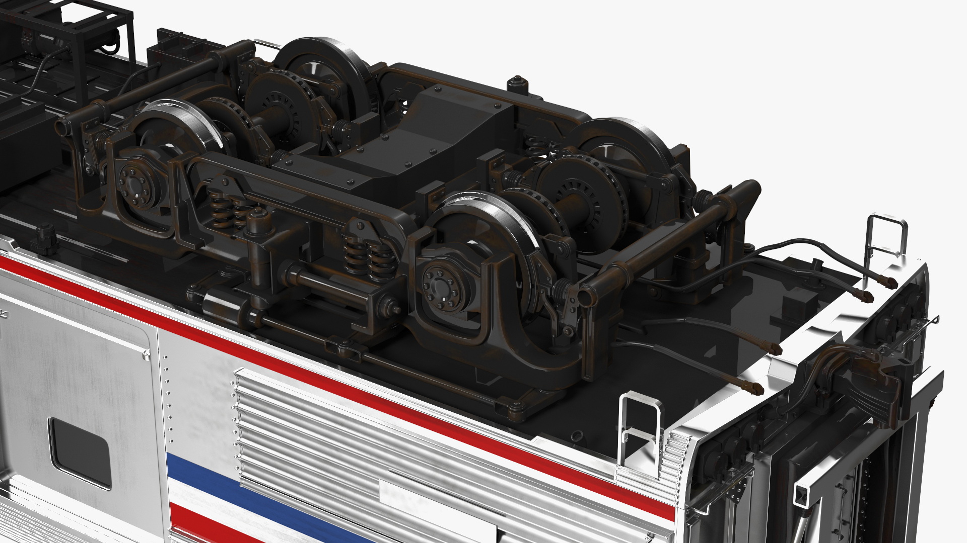 3D model Heritage Baggage Car