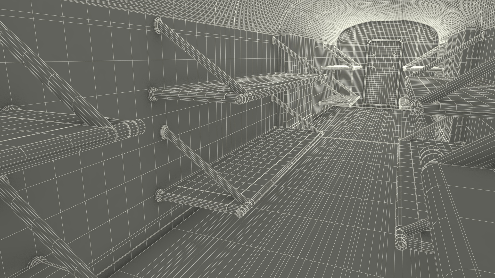 3D model Heritage Baggage Car