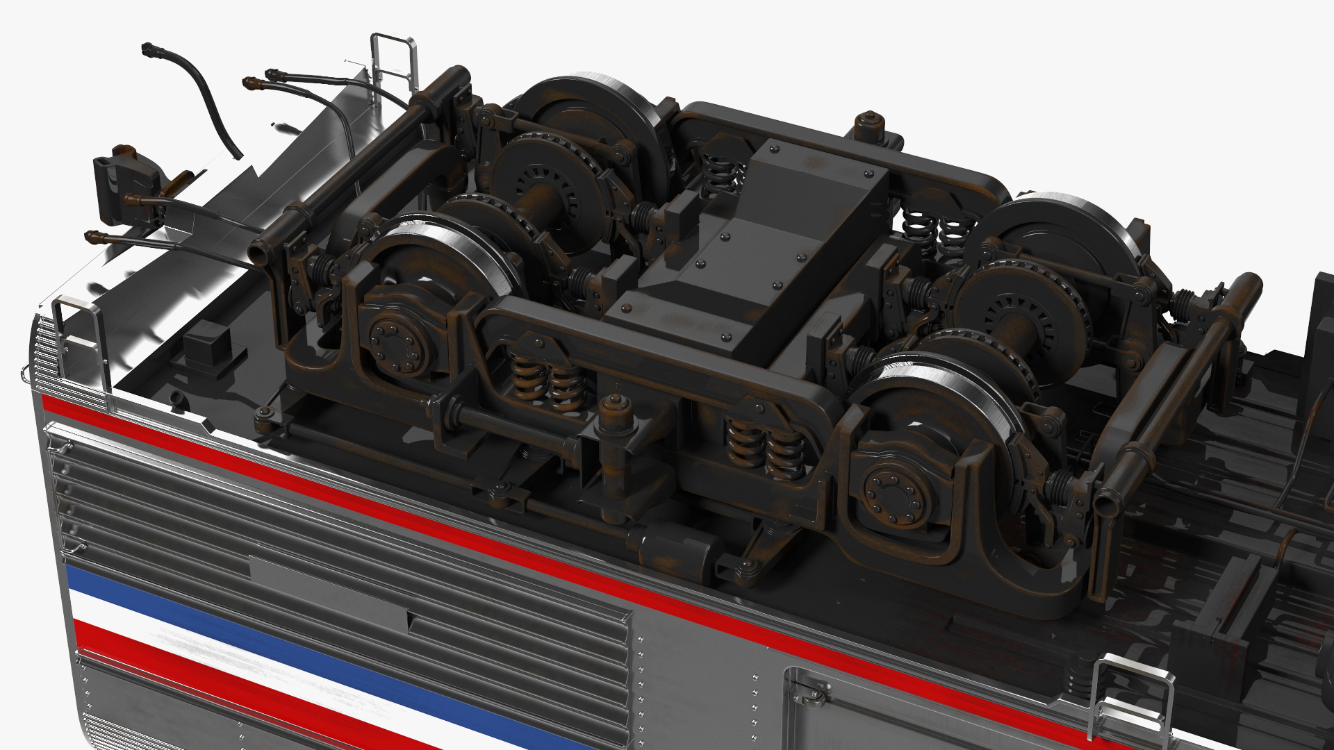 3D model Heritage Baggage Car