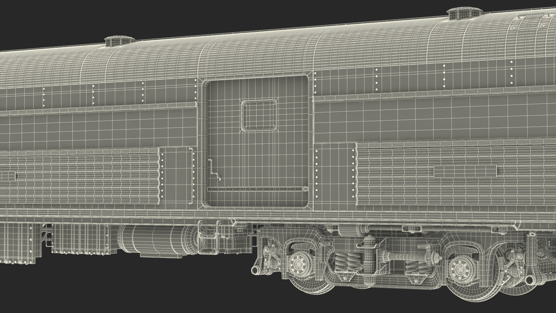 3D model Heritage Baggage Car