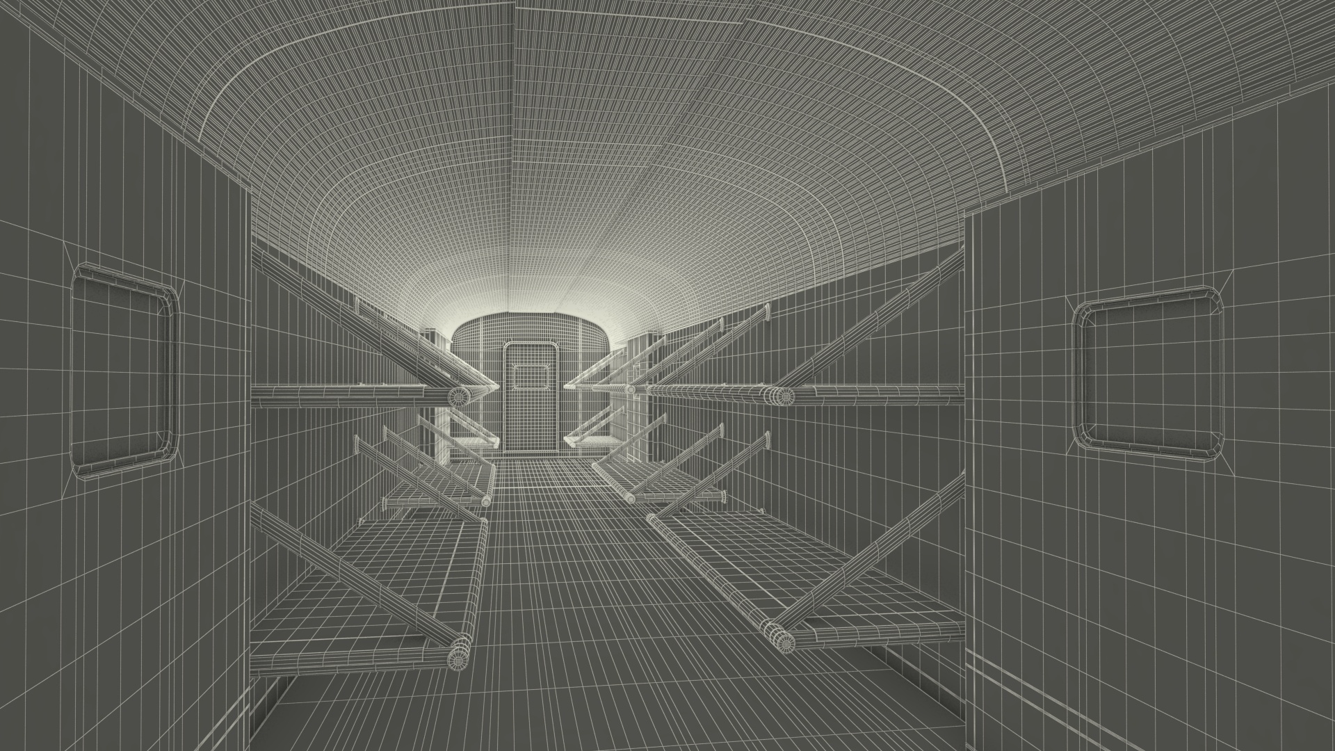 3D model Heritage Baggage Car