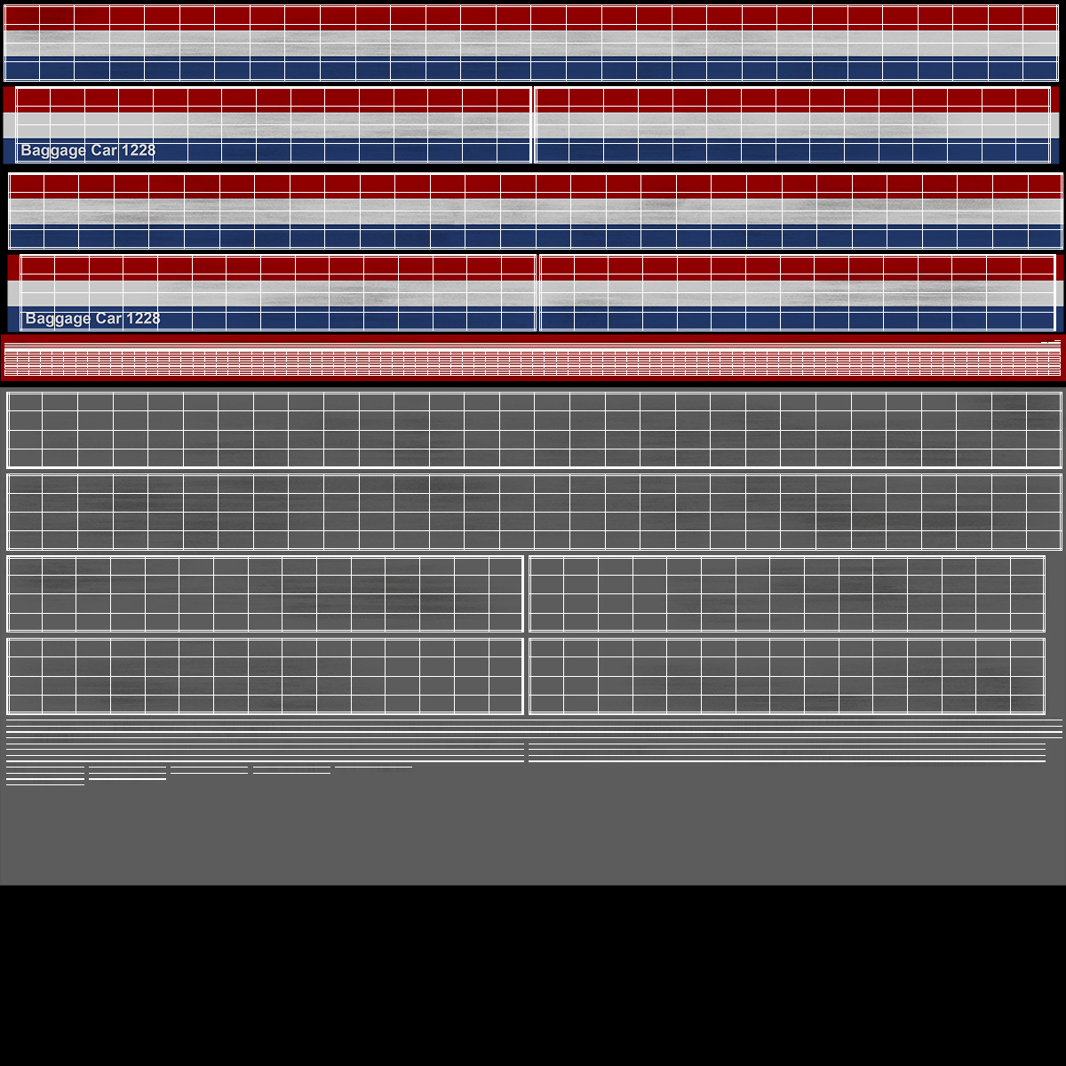 3D model Heritage Baggage Car