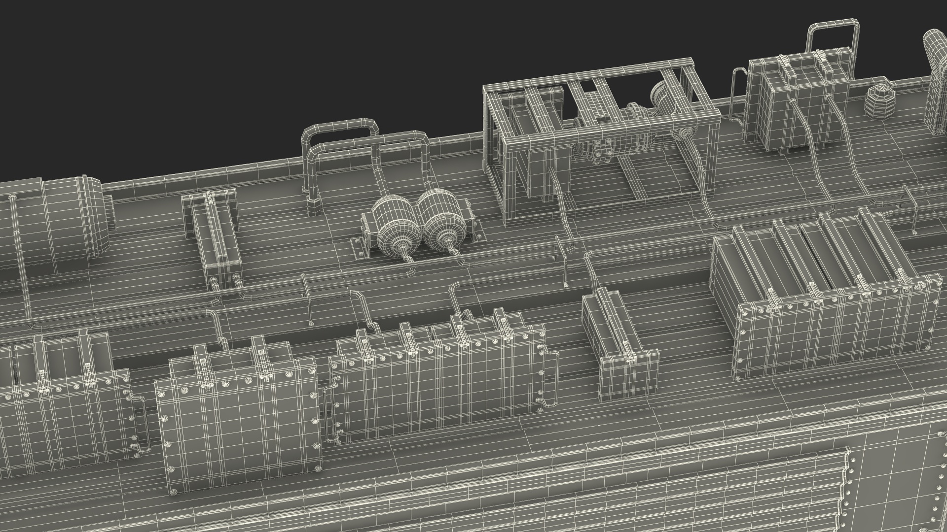 3D model Heritage Baggage Car