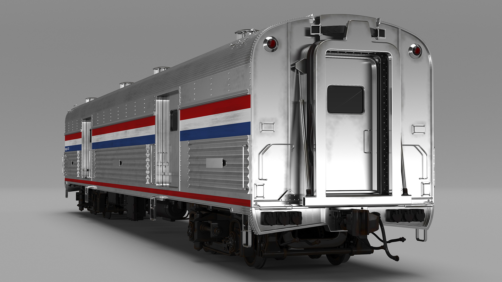 3D model Heritage Baggage Car