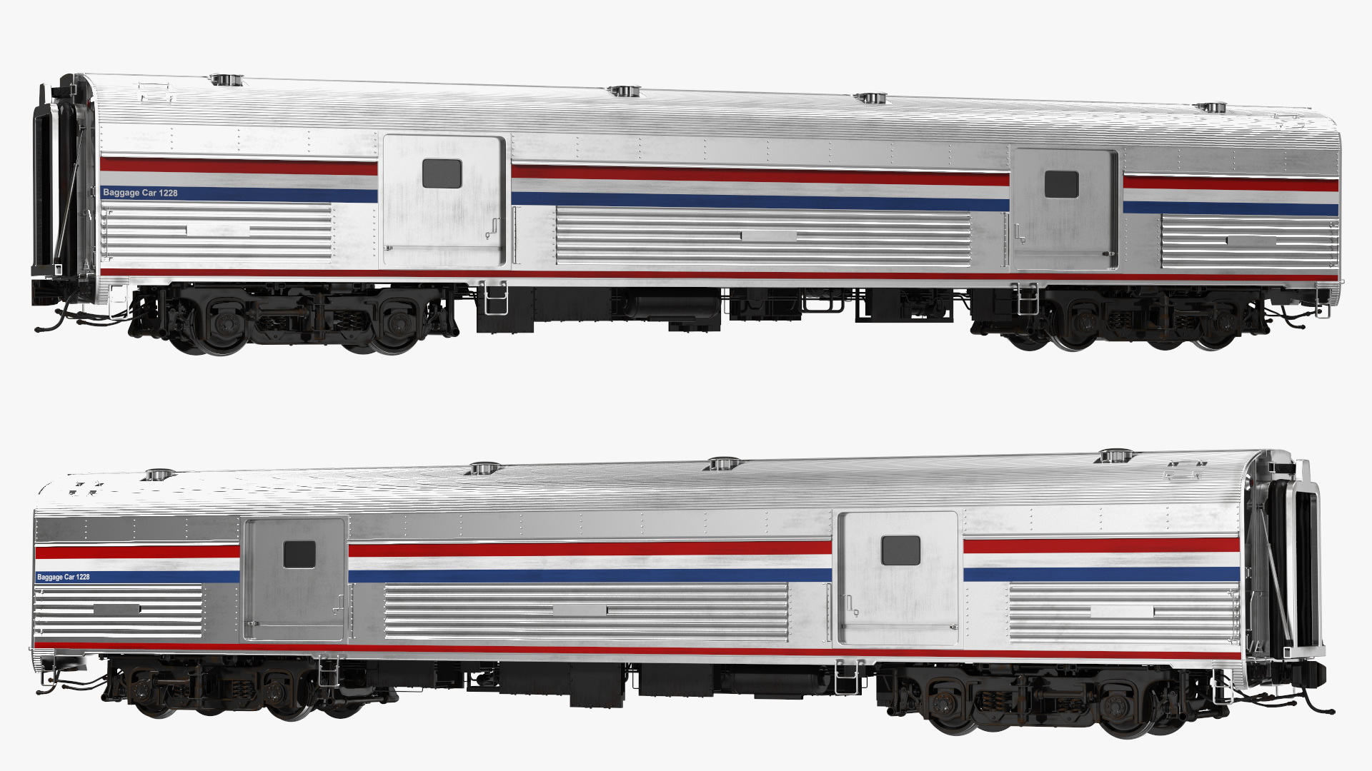 3D model Heritage Baggage Car