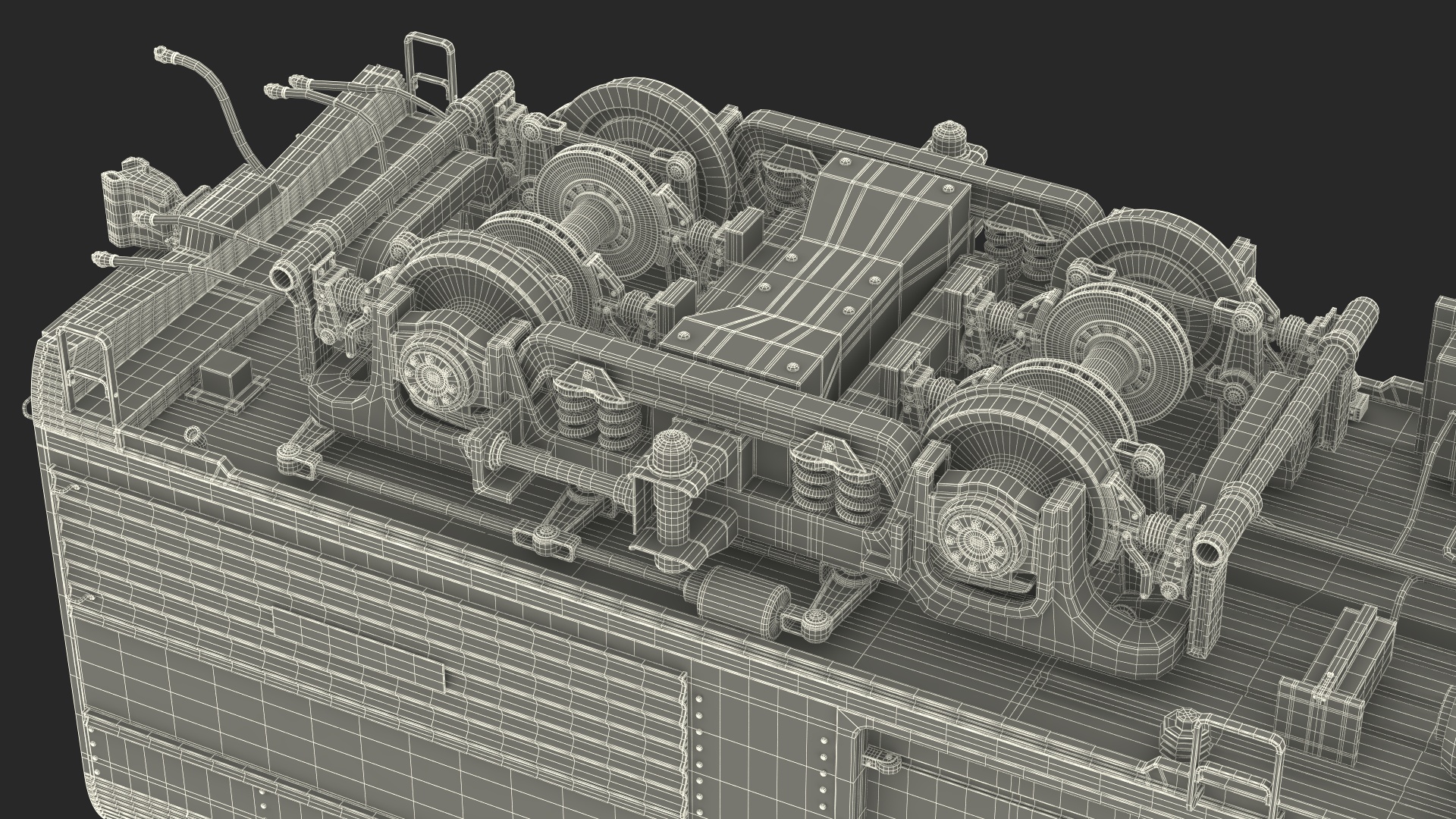 3D model Heritage Baggage Car