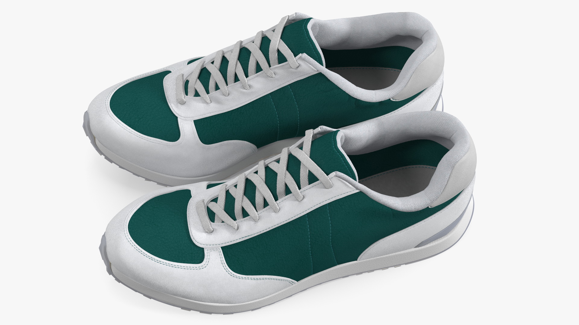 3D Casual Athletic Sneakers Fur model