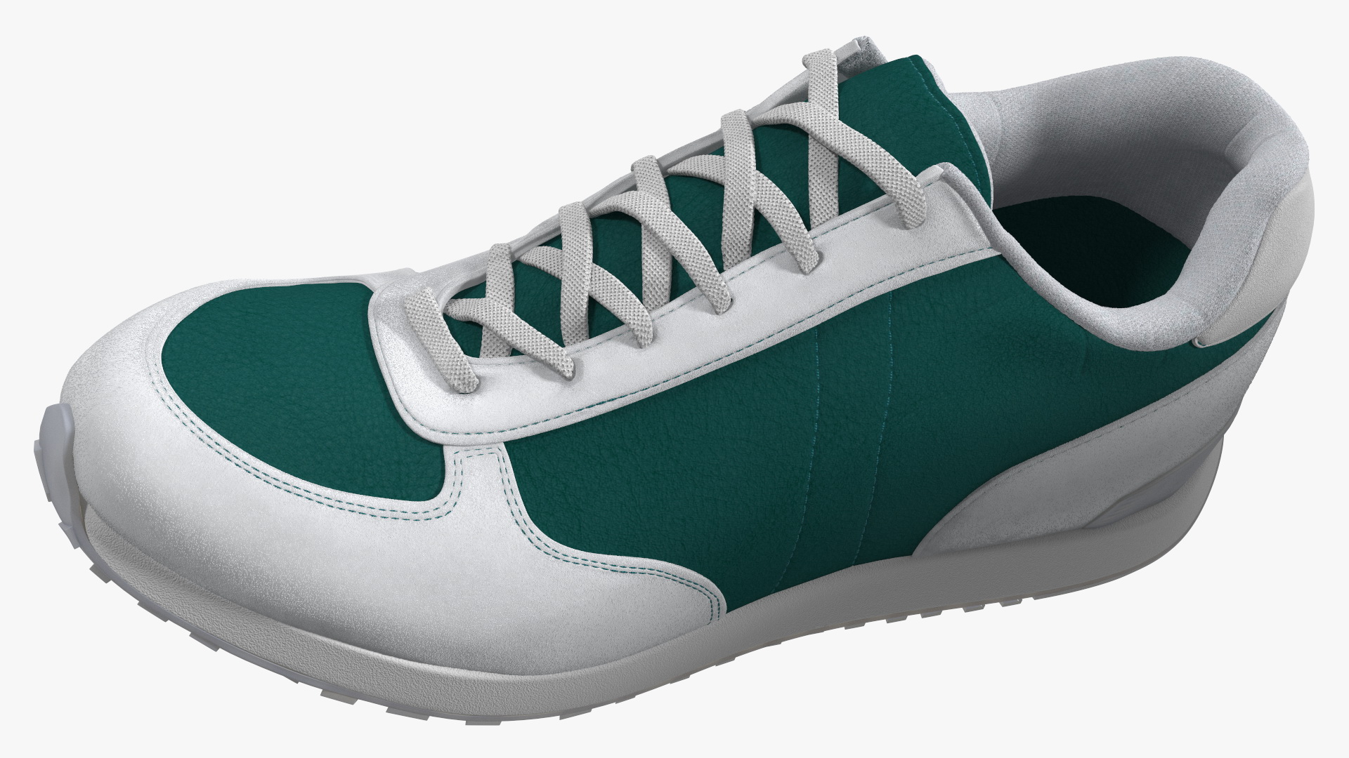 3D Casual Athletic Sneakers Fur model