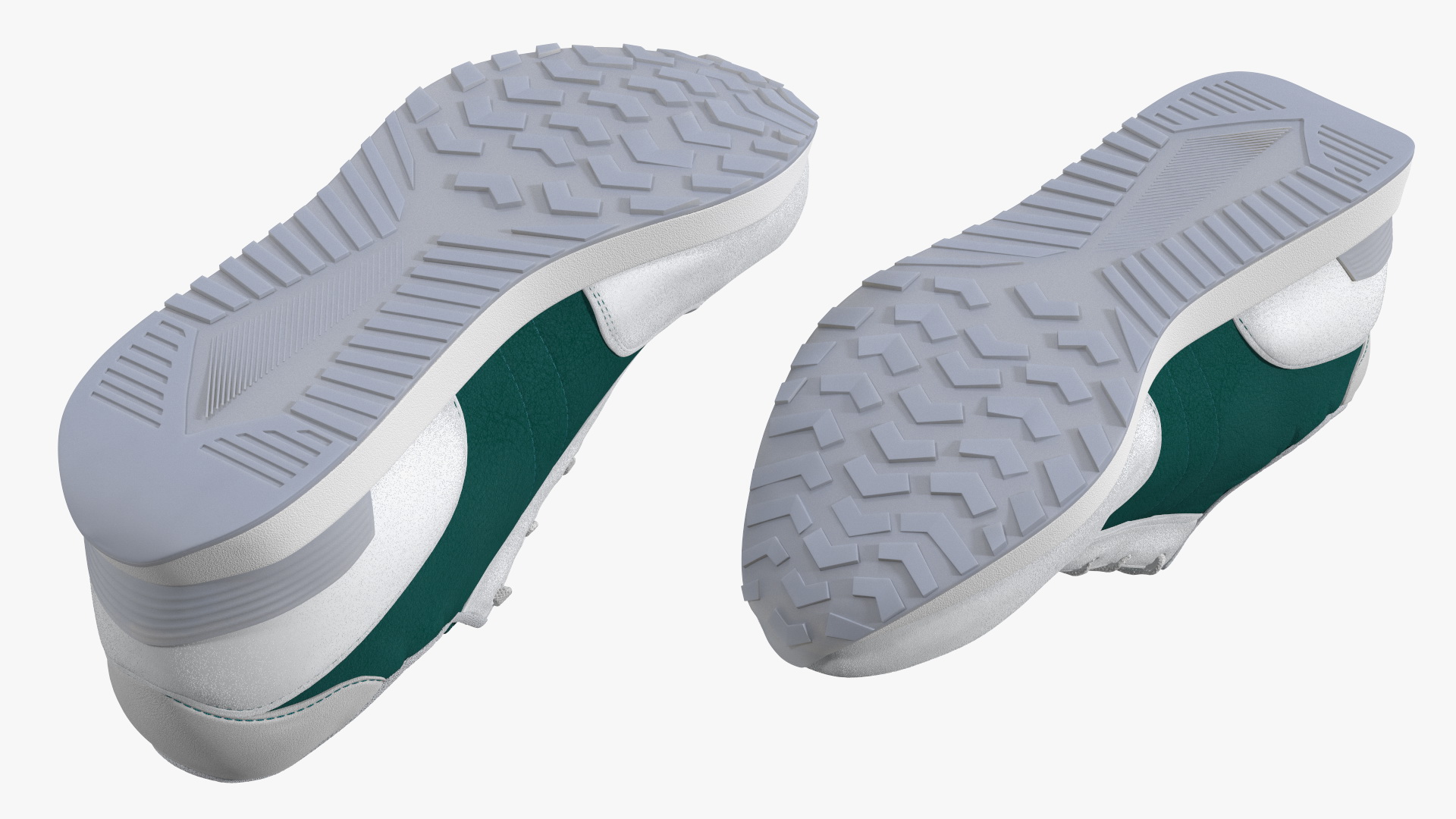 3D Casual Athletic Sneakers Fur model