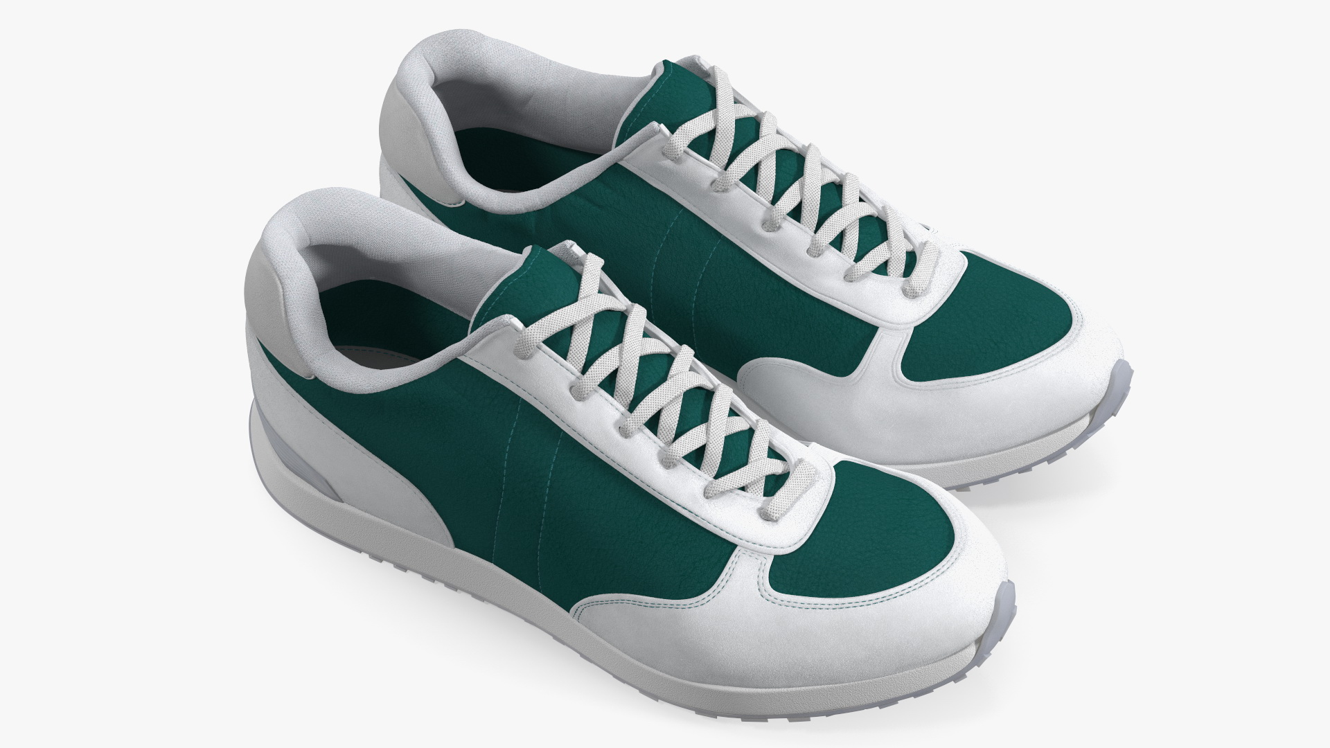 3D Casual Athletic Sneakers Fur model