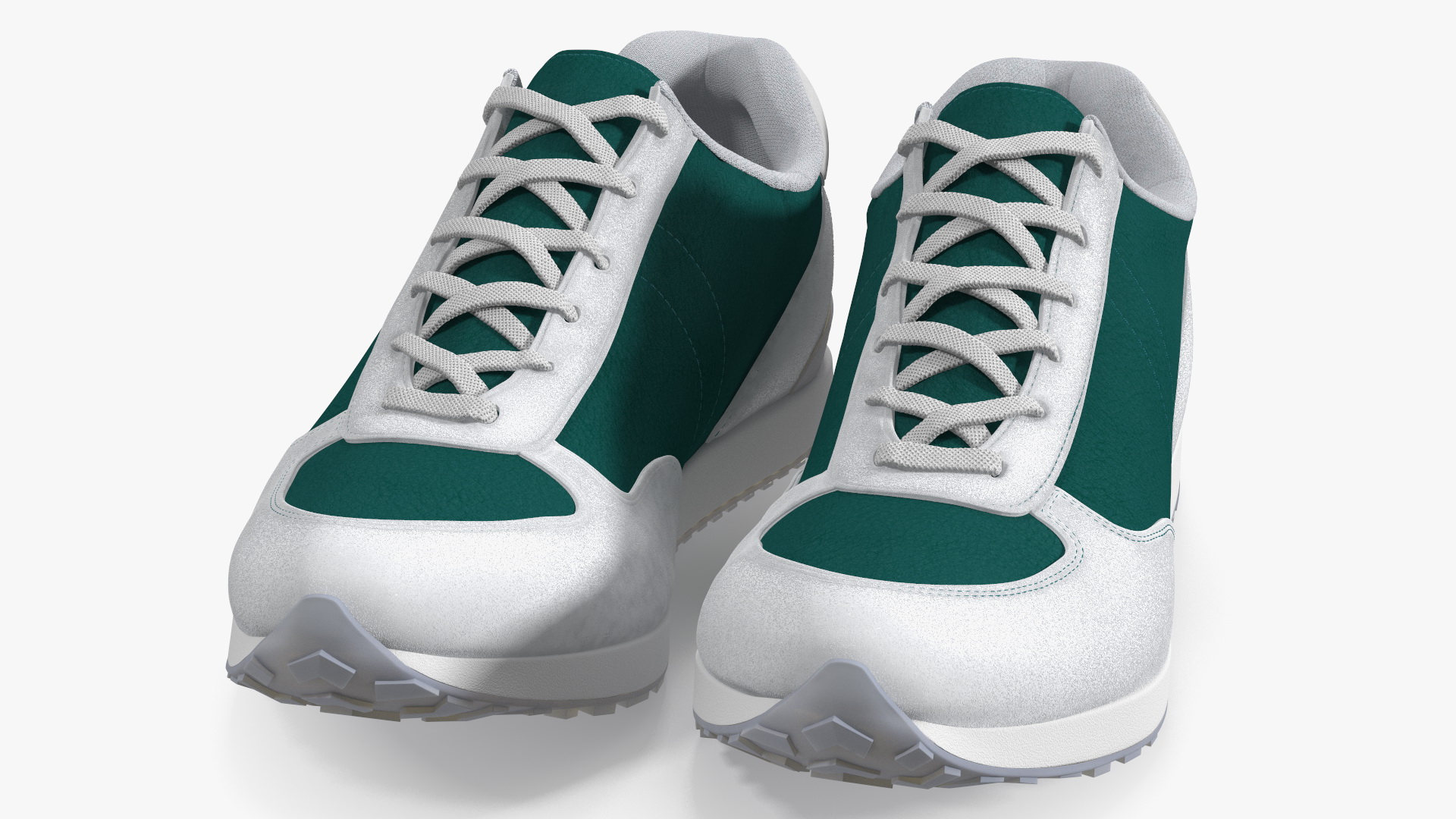 3D Casual Athletic Sneakers Fur model